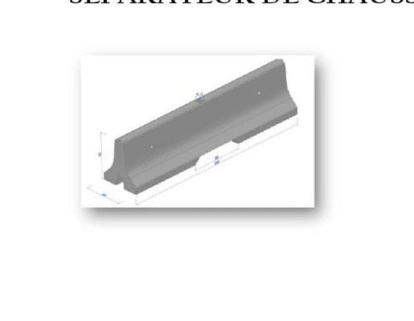 Séparateur de Chaussée